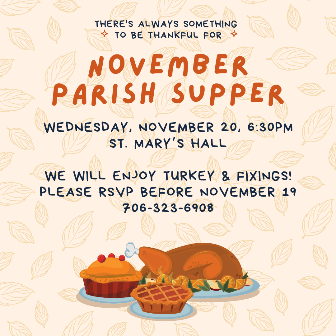 November Parish Supper