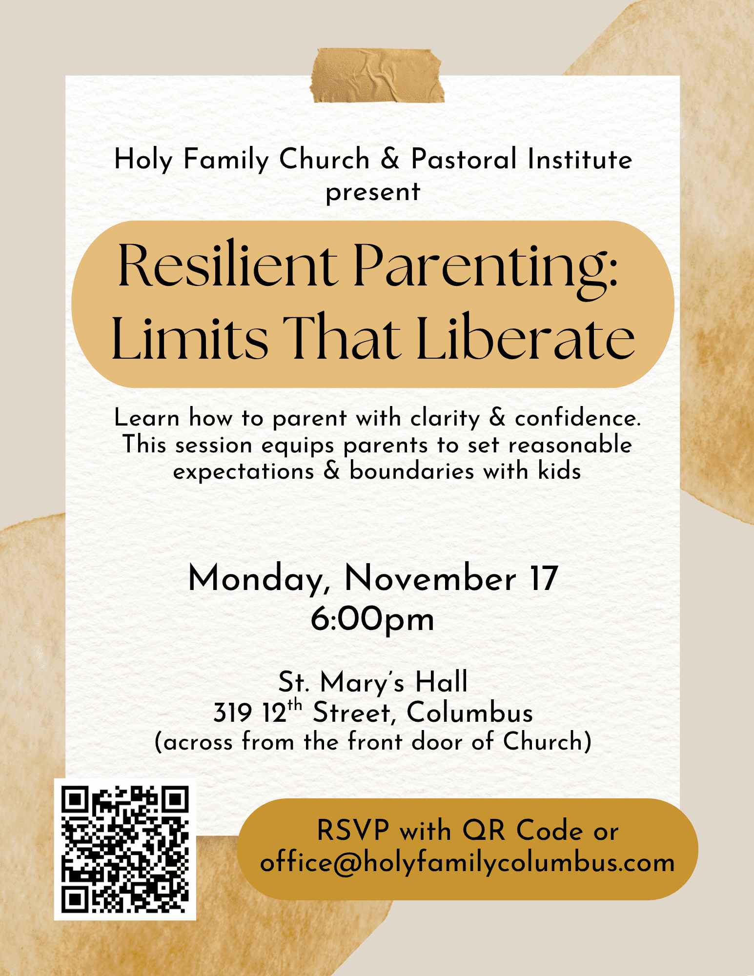 Resilient Parenting Class