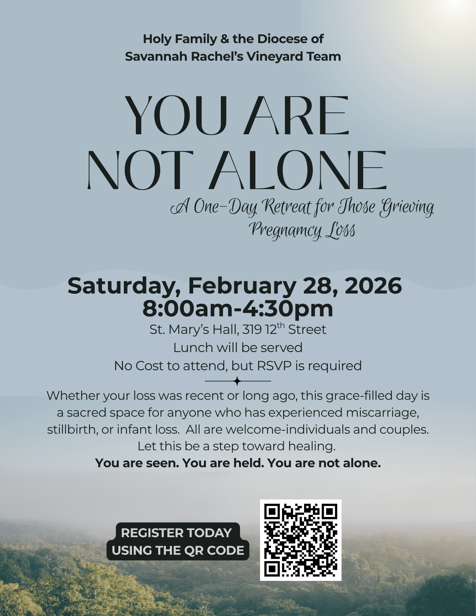 One-Day Retreat-Grieving Pregnancy Loss