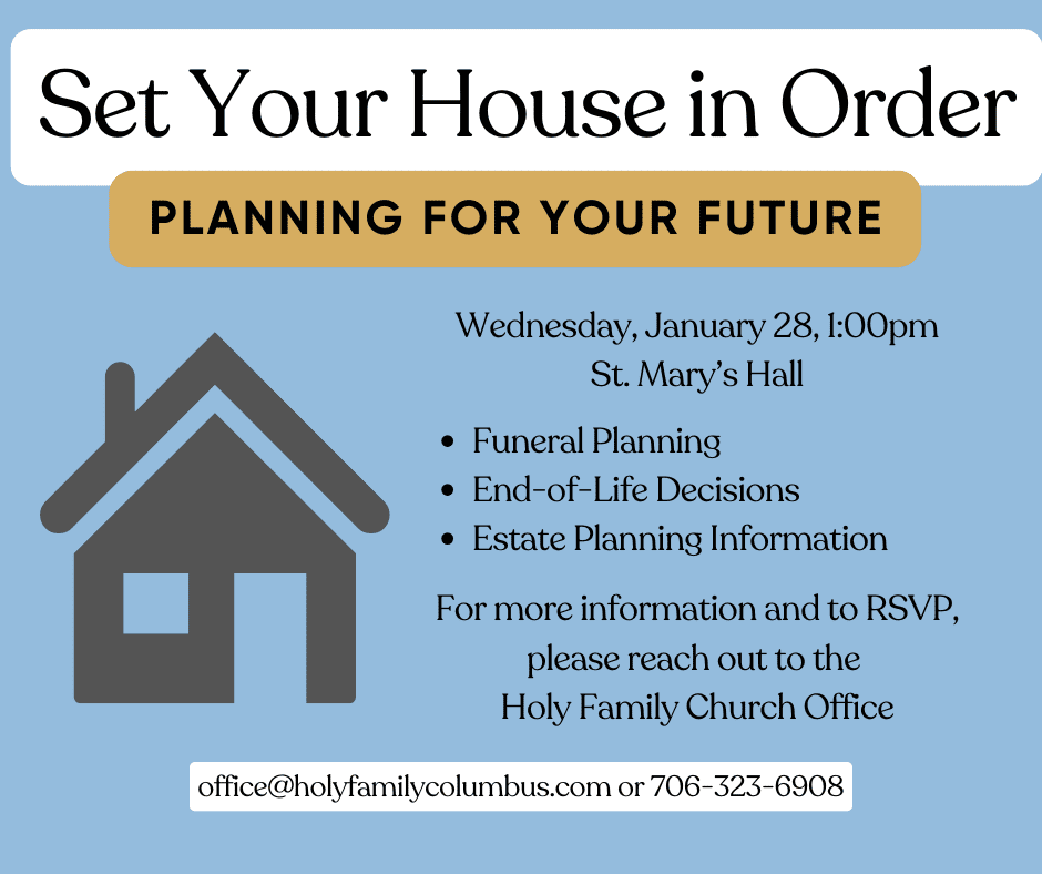 Set Your House In Order